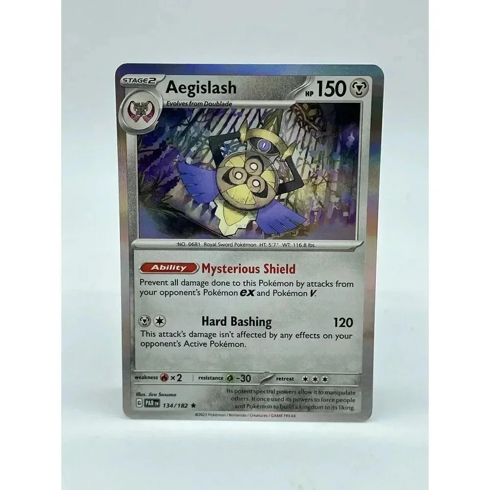 Aegislash 134/182 Paradox Rift Holo Pokémon‎ TCG Rare Mint Unplayed
